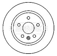 BORG & BECK Тормозной диск BBD4798